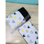 Babaágynemű szett - sárga mickey fejes