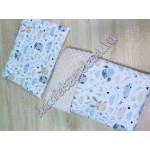 Babaágynemű szett - baglyos-nyuszis