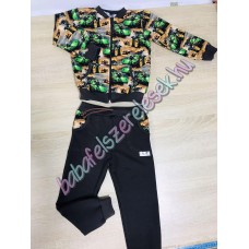 Melegítő szett - barna traktoros