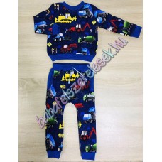 Melegítő szett - királykék színes munkagépes