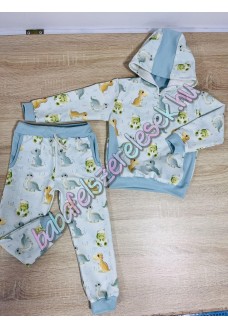 Melegítő szett - menta színes kicsi dínós Melegítő szett - menta színes kicsi dínós