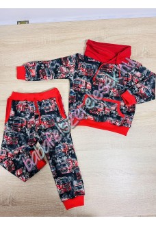 Melegítő szett - piros tűzoltós Melegítő szett - piros tűzoltós