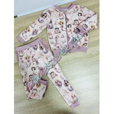 Melegítő szett - púder-rózsaszín sellő lányos