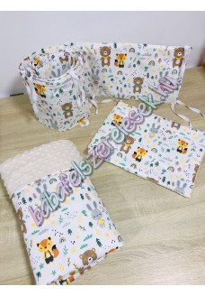 Babaágynemű szett - róka-nyuszis