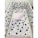 Babaágynemű szett - rózsaszín minnie fejes Babaágynemű szett - rózsaszín minnie fejes