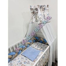 Babaágynemű szett - baby álom állatos lufival