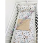 Babaágynemű szett - sünis-nyuszis