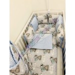 Babaágynemű szett - szürke boy Babaágynemű szett - szürke boy