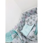 Babaágynemű szett - szürke boy Babaágynemű szett - szürke boy