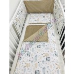 Babaágynemű szett - baglyos-nyuszis