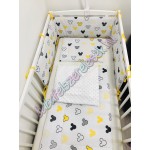 Babaágynemű szett - sárga mickey fejes