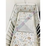 Babaágynemű szett - sünis-nyuszis