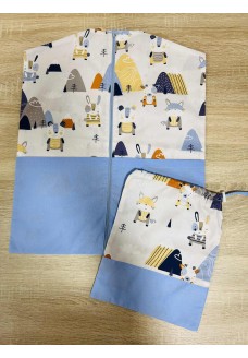 Állatkás kombinált - Ovizsák+Tornazsák