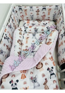 Babaágynemű szett - indiános-szafaris