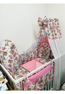 Babaágynemű szett - rózsaszín bambis Babaágynemű szett - rózsaszín bambis