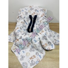 Babahordozó pléd - baby álom állatos lufival Babahordozó pléd - baby álom állatos lufival