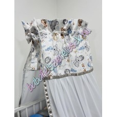 Baby álom állatos lufival baldachin 