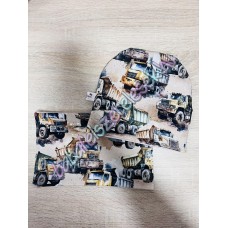 Sapka - csősál - bézs útépítős