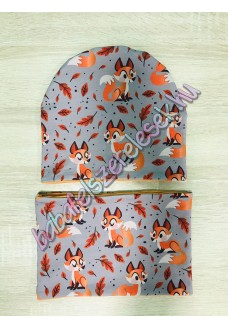 Sapka - csősál - leveles rókás