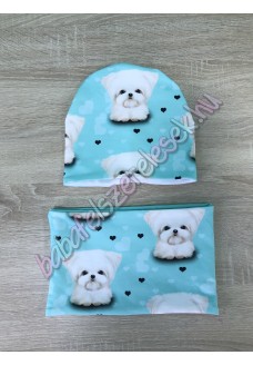 Sapka - csősál - menta pincsis Sapka - csősál - menta pincsis