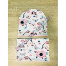 Sapka - csősál - rózsaszín madaras