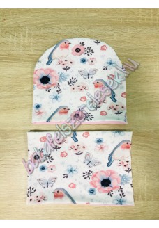 Sapka - csősál - rózsaszín madaras