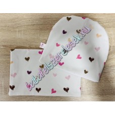 Sapka - csősál - szivecskés