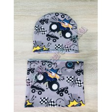 Sapka - csősál - szürke nagy járgányos Sapka - csősál - szürke nagy járgányos