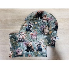 Sapka - csősál - zsálya-barna erdei állatos