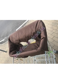 Barna bevásárlókocsi huzat