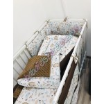 Babaágynemű szett - sünis-nyuszis