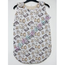 BASIC újszülött hálózsák - baby állatos