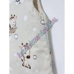 BASIC újszülött hálózsák - bézs álom zsiráfos