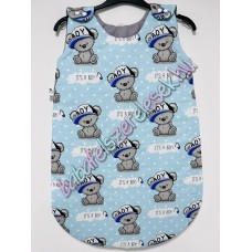 BASIC újszülött hálózsák - kék boy