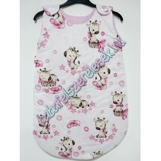 BASIC újszülött hálózsák - rózsaszín álom zsiráfos