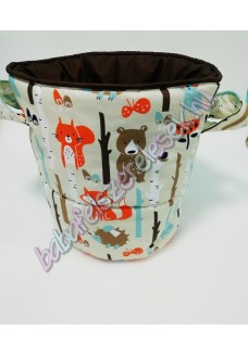 Bézs erdős textil tárolók Bézs erdős textil tárolók