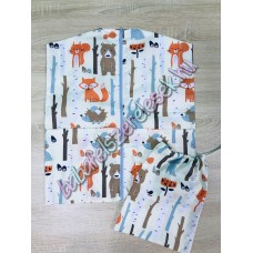 Bézs erdős - ovizsák+tornazsák