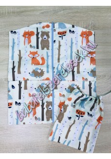 Bézs erdős - ovizsák+tornazsák