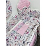 Exkluzív velvet babaágynemű szett - csoda pillangós Exkluzív velvet babaágynemű szett - csoda pillangós