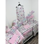 Exkluzív velvet babaágynemű szett - csoda pillangós Exkluzív velvet babaágynemű szett - csoda pillangós