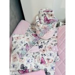 Exkluzív velvet babaágynemű szett - csoda pillangós Exkluzív velvet babaágynemű szett - csoda pillangós