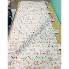 Falvédő - fehér balerina nyuszis