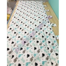 Falvédő - menta-szürke dínós Falvédő - menta-szürke dínós