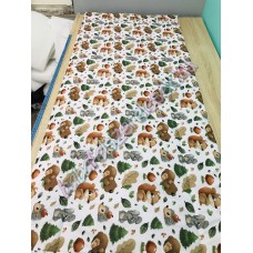 Falvédő - őszi erdei állatos