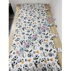 Falvédő - fehér focis