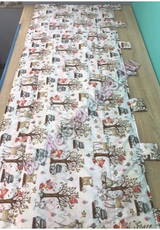 Falvédő - bézs erdei állatos Falvédő - bézs erdei állatos