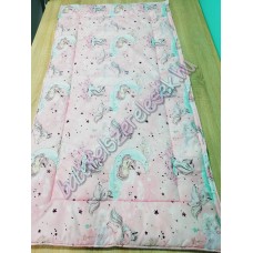 Falvédő - csillogós rózsaszín unikornisos