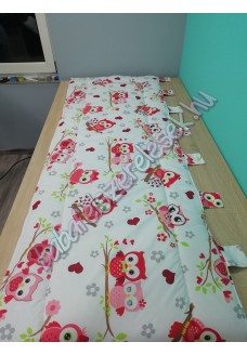 Falvédő - piros baglyos Falvédő - piros baglyos