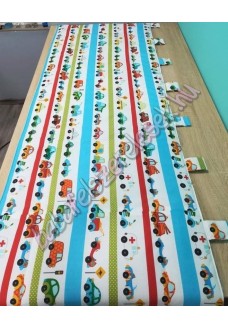 Falvédő - sávos színes autós Falvédő - sávos színes autós