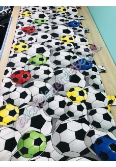 Falvédő - színes focis